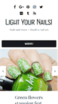 Mobile Screenshot of lightyournails.com